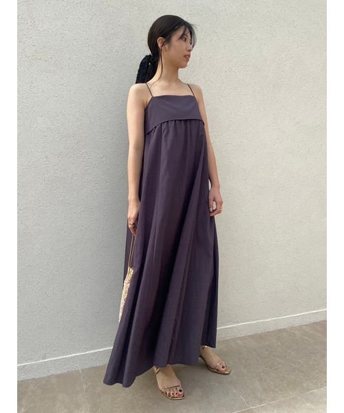 ギャザーキャミワンピース 予めご了承ください