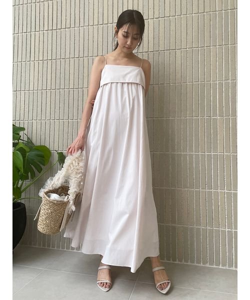 ギャザーキャミワンピース 予めご了承ください