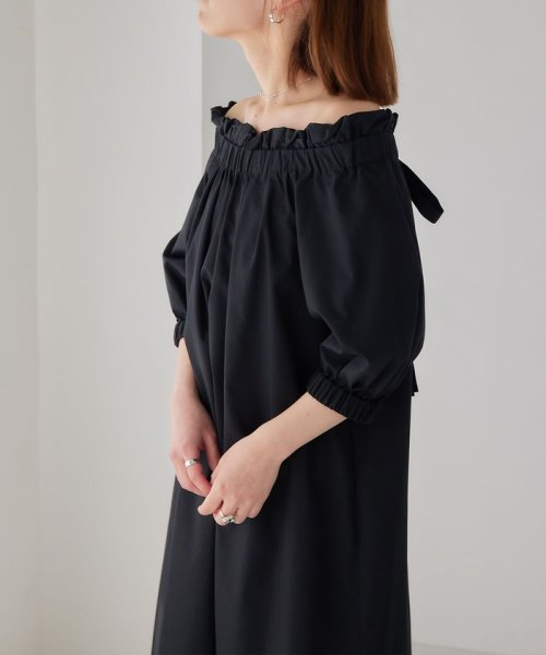 ＜EMMEL REFINES＞EM バックリボン オフショル ワンピース ワンピース・ドレス S1298040610(10010円)