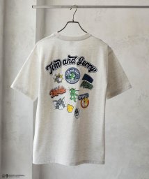 MAC HOUSE(men)/Tom and Jerry バックプリントロゴ刺繍Tシャツ 152148067－8/506066676