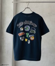 MAC HOUSE(men)/Tom and Jerry バックプリントロゴ刺繍Tシャツ 152148067－8/506066676