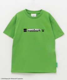 MAC HOUSE(kid's)(マックハウス（キッズ）)/Minecraft マインクラフト 刺繍Tシャツ MM2655/ロゴフェイス