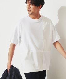 THE SHOP TK(ザ　ショップ　ティーケー)/【親子リンク】パネルブロッキングTシャツ/オフホワイト（003）