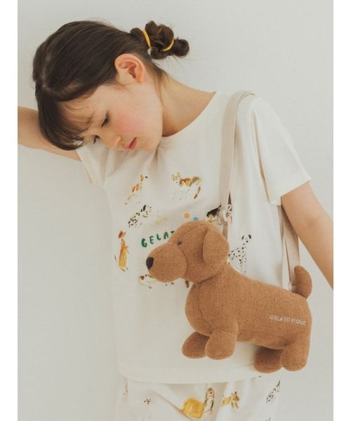 gelato pique Kids＆Baby(gelato pique Kids＆Baby)/【KIDS】エアモコDOGショルダーバッグ/CML