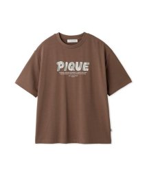 GELATO PIQUE HOMME(GELATO PIQUE HOMME)/【接触冷感】【HOMME】ワンポイントロゴレーヨンTシャツ/BRW