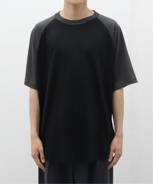 JOURNAL STANDARD(ジャーナルスタンダード)/BAMBOO SHOOTS / バンブーシュート MERINO WOOL BASEBALL TEE/ブラック