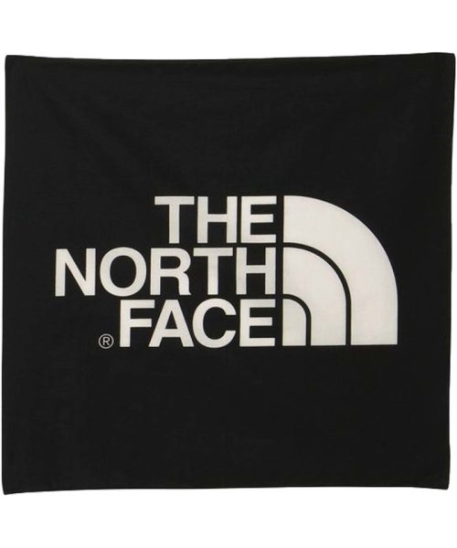 THE NORTH FACE(ザノースフェイス)/THE　NORTH　FACE ノースフェイス アウトドア TNFロゴバンダナ プリントバンダナ 正方/ブラック
