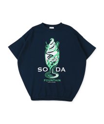 GROOVY COLORS(グルービーカラーズ)/SODA バルーンTシャツ/ネイビー