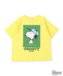 GROOVY COLORS(グルービーカラーズ)/SNOOPY BASEBALL Tシャツ/イエロー