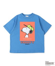 GROOVY COLORS(グルービーカラーズ)/SNOOPY BASEBALL Tシャツ/ブルー