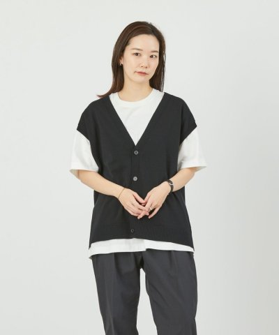 GREY LABEL リネンミックスニットベスト