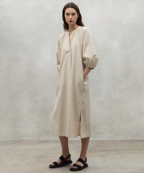 ECOALF WOMEN(ECOALF WOMEN)/SERPENTINA ベルテッド ドレス / SERPENTINA DRESS WOMAN/ベージュ（淡）