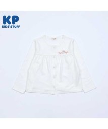 KP(ケーピー)/KP(ケーピー)【日本製】mimiちゃん刺繍カーディガン(100～110)/オフホワイト