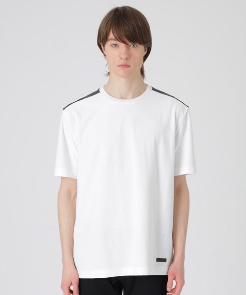 BLACK LABEL CRESTBRIDGE(BLACK LABEL CRESTBRIDGE)/ハイゲージサッカーTシャツ/ホワイト