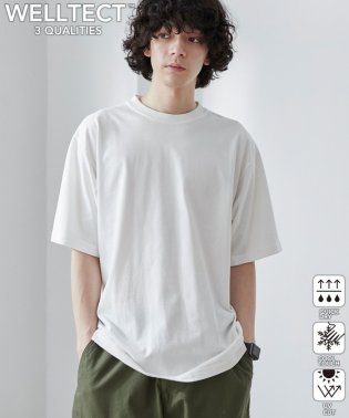coen/【WEB限定】【WELLTECT】ベーシックシンプルTシャツ/506035104
