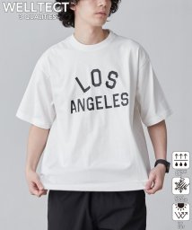 coen(coen)/【WELLTECT】cityロゴプリントTシャツ（WEB限定カラー）/WHITE