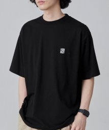 coen(coen)/【WELLTECT】ロゴバックプリントTシャツ（WEB限定カラー）/BLACK