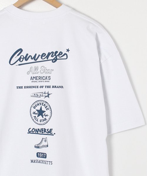 CONVERSE(コンバース)/【CONVERSE/コンバース】プリントTシャツ/ホワイト