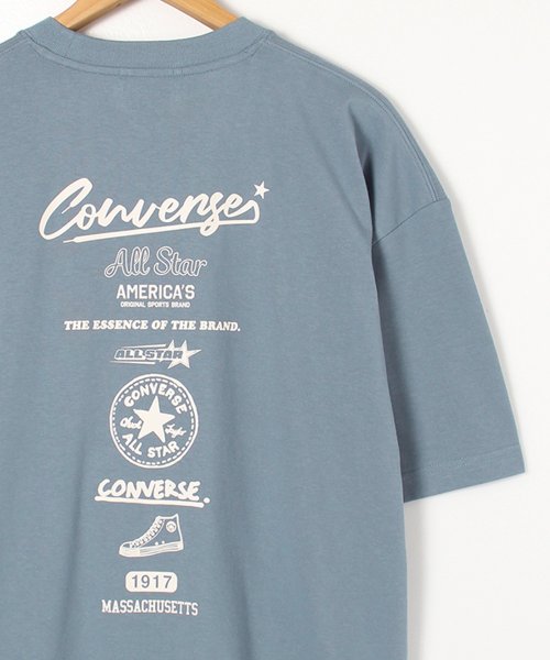 CONVERSE(CONVERSE)/【CONVERSE/コンバース】プリントTシャツ/ダークブルー