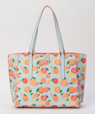 COLE HAAN/GO TO SMALL TOTE:ORANGE PRINT/506047928