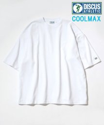 marukawa shonan(marukawa shonan)/【DISCUS/ディスカス】ビッグ クールTシャツ 接触冷感 半袖 Tシャツ メンズ レディース トップス/ホワイト