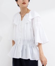 NOLLEY’S sophi/【crinkle crinkle crinkle/クリンクル クリンクル クリンクル】frill volume blouse/506059554