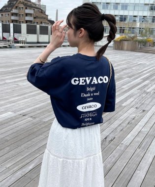 fredy emue/【GEVACO/ゲバコ】バックプリントオーバーサイズTシャツ/506063048