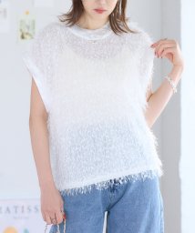  GROWINGRICH/[トップス]カットフェザー ドルマンベスト [231119]/506063177