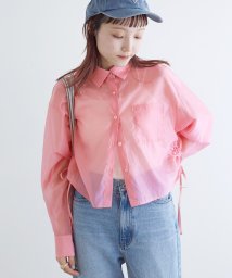 w closet/シアードロスト短丈シャツ/506063195