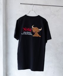 MAC HOUSE(men)(マックハウス（メンズ）)/Norton ノートン ハイランドキャトルTシャツ 242N1006A/ブラック