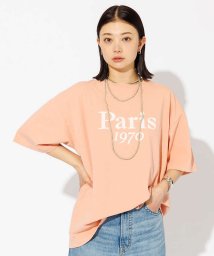 Rouge vif la cle(ルージュヴィフラクレ)/【REMI RELIEF / レミレリーフ】ロゴTシャツ / SP加工14/天竺/ピンク