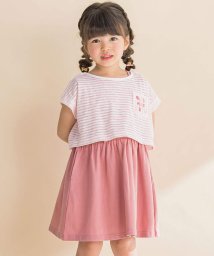 Noeil aime BeBe/ボーダーＴシャツ&ノースリーブワンピースセット(90~130cm)/506077238