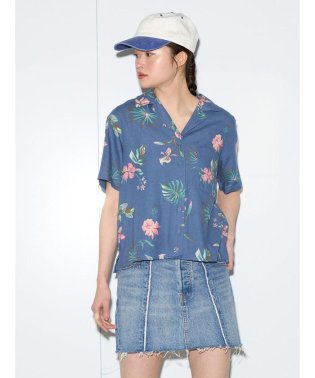 Levi's/JOYCE 半袖シャツ ブルー DELILAH FLORAL/506077282