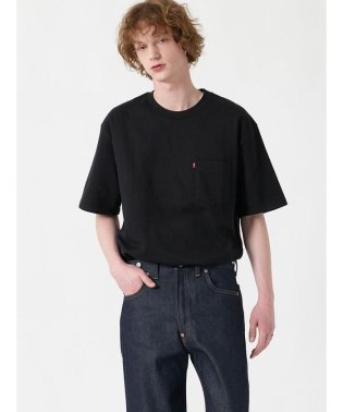 Levi's/ヘビーウェイト ポケット Tシャツ ブラック MINERAL BLACK/506077308