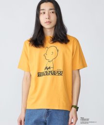 SHIPS MEN(シップス　メン)/ SHIPS: VINTAGE PEANUTS スヌーピー プリント Tシャツ 24SS/イエロー系