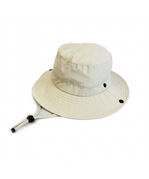 Keys(キーズ)/帽子 子供用 キッズハット HAT バケットハット アドベンチャーHAT 紫外線対策 アウトドア/アイボリー