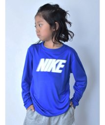 NIKE(NIKE)/キッズ(105－120cm) Tシャツ NIKE(ナイキ) NKB ALL DAY NIKE BLOCK LS/BLUE