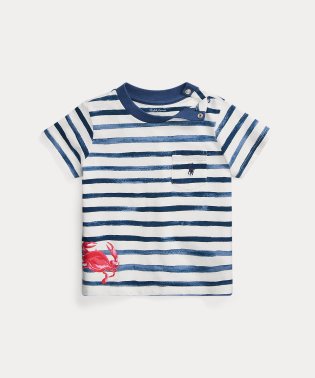 POLO RALPH LAUREN/(ベビー)ストライプド クラブプリント コットン ポケット Tシャツ/506078103