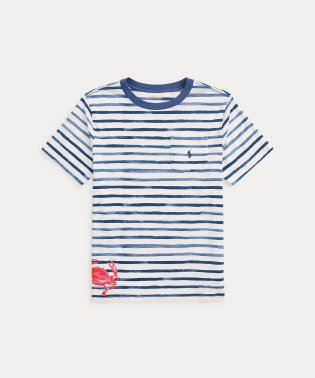 POLO RALPH LAUREN/(ボーイズ 8才～20才)ストライプド クラブプリント コットン ポケット Tシャツ/506078107