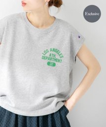 URBAN RESEARCH Sonny Label(アーバンリサーチサニーレーベル)/『別注』Champion×Sonny Label　ショートスリーブスウェットTシャツ/グレー