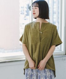 ITEMS URBANRESEARCH(アイテムズ アーバンリサーチ（レディース）)/リネンライクハンソデプルオーバー/KHK