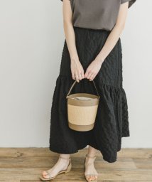 ITEMS URBANRESEARCH(アイテムズ アーバンリサーチ（レディース）)/サッカーチェックスカート/BLK