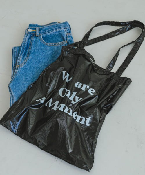 ITEMS URBANRESEARCH(アイテムズ アーバンリサーチ（レディース）)/メタリックトートバッグ/BLK