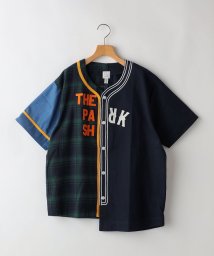 SHIPS KIDS(シップスキッズ)/THE PARK SHOP:155～165cm / BASEBALL PARK SHIRTS/ネイビー