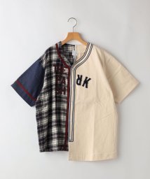 SHIPS KIDS(シップスキッズ)/THE PARK SHOP:155～165cm / BASEBALL PARK SHIRTS/ナチュラル