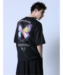 semanticdesign/バタフライプリント クルーネック半袖Tシャツ/506079053