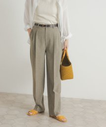 URBAN RESEARCH DOORS(アーバンリサーチドアーズ)/『UR TECH DRYLUXE』センタープレスパンツ/KHAKIBROWN