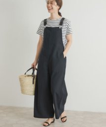 URBAN RESEARCH DOORS(アーバンリサーチドアーズ)/『臼田あさ美さん着用』リネン混ルーズサロペット/NAVY