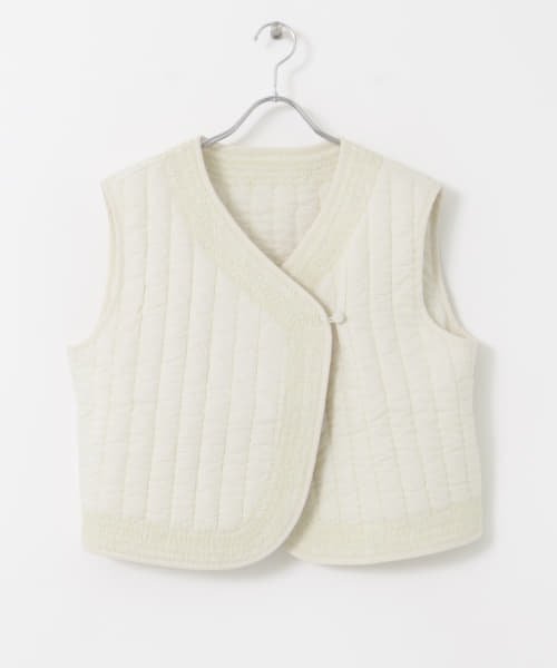 URBAN RESEARCH DOORS(アーバンリサーチドアーズ)/ARCHI　QUILTED VEST/NATURAL