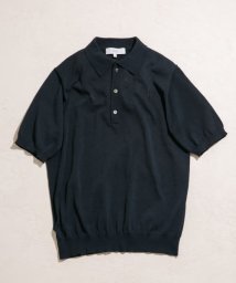 URBAN RESEARCH ROSSO(URBAN　RESEARCH　ROSSO（MEN）)/【予約】『UR TECH ひやサラクール』AIRDRY半袖ニットポロ/NAVY